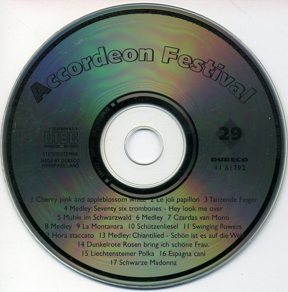 Various : Accordeon Festival  (CD, Comp)
