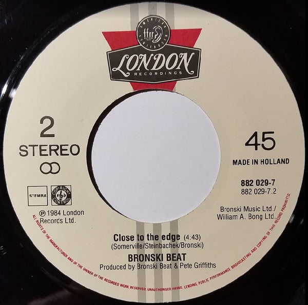 Bronski Beat : It Ain't Necessarily So (7", Single)