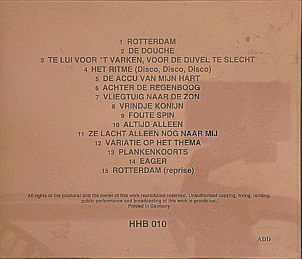 Hermes House Band : 010 Hallo Rotterdam (CD)
