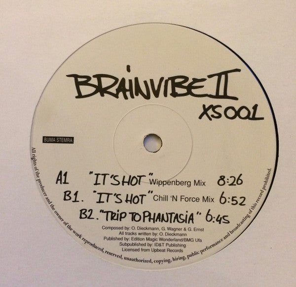 Brainvibe : It's Hot (12")