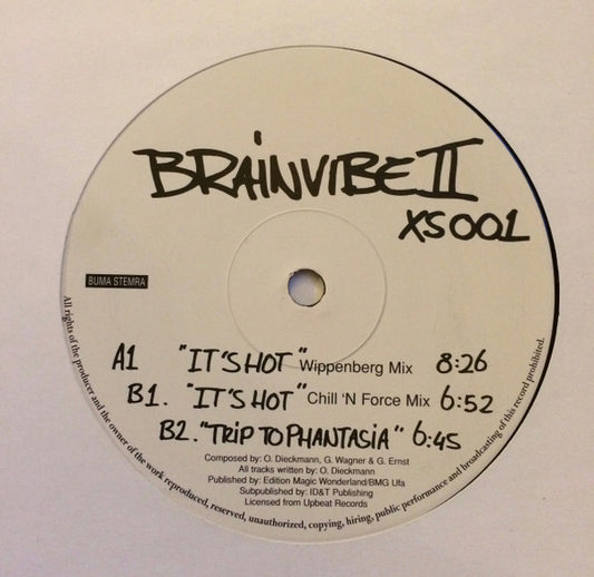 Brainvibe : It's Hot (12")