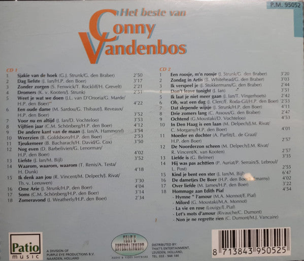 Conny Vandenbos : Het Beste Van (2xCD, Comp)