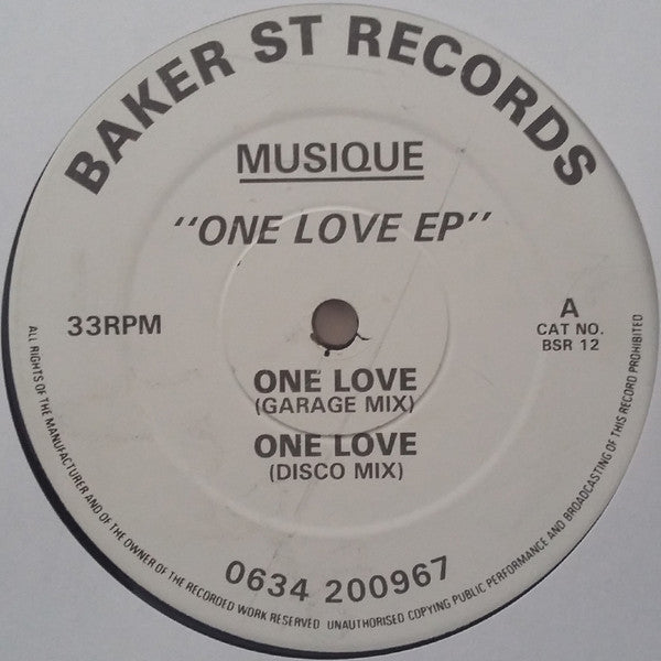 Musique (3) : One Love EP (12", EP)