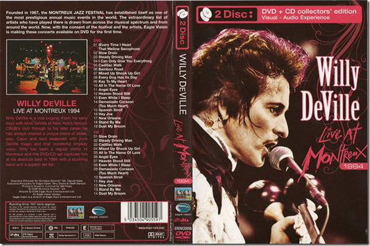 Willy DeVille : Live At Montreux 1994 (DVD-V, Multichannel, PAL + CD, Album)