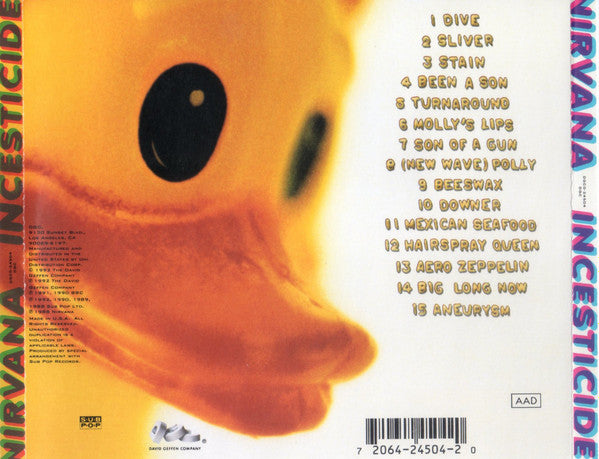 Nirvana : Incesticide (CD, Comp, RE, Mat)