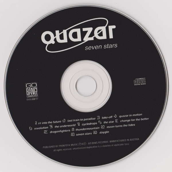 Quazar : Seven Stars (CD, Album)