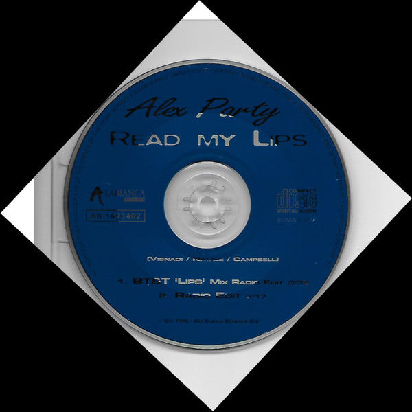 Alex Party : Read My Lips (CD, Single)