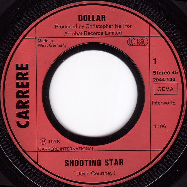 Dollar : Shooting Star (7", Single)