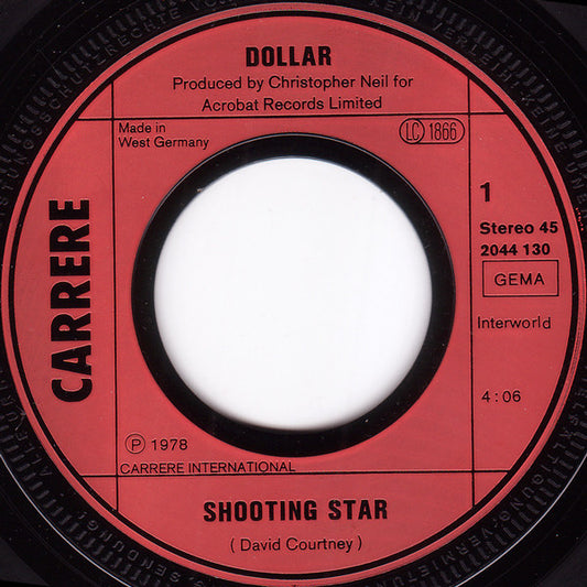 Dollar : Shooting Star (7", Single)