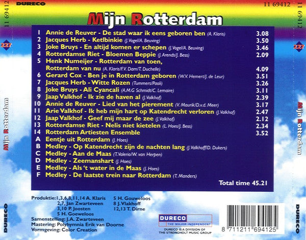 Various : Mijn Rotterdam (CD, Comp)