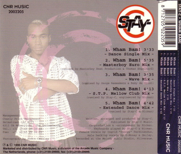 Stay-C : Wham Bam! (CD, Maxi)