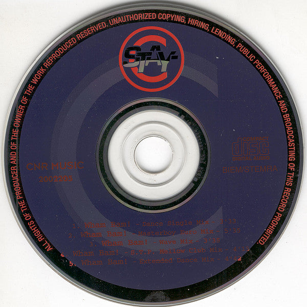 Stay-C : Wham Bam! (CD, Maxi)