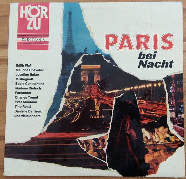 Various : Paris Bei Nacht - Ein Bummel Durch Die Seine-Metropole Mit 21 Weltstars (LP, Comp)
