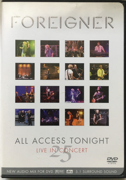 Foreigner : All Access Tonight, Live In Concert 25 (DVD, NTSC)