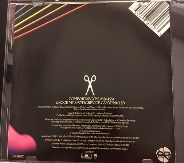 Scissor Sisters : Comfortably Numb (CD, Single)