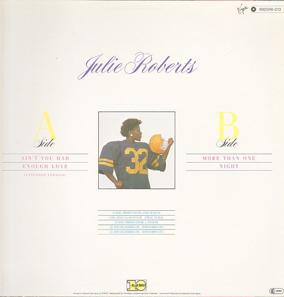 Juliet Roberts : Ain't You Had Enough Love? (12")