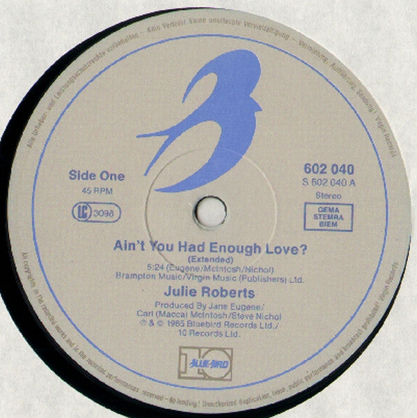 Juliet Roberts : Ain't You Had Enough Love? (12")