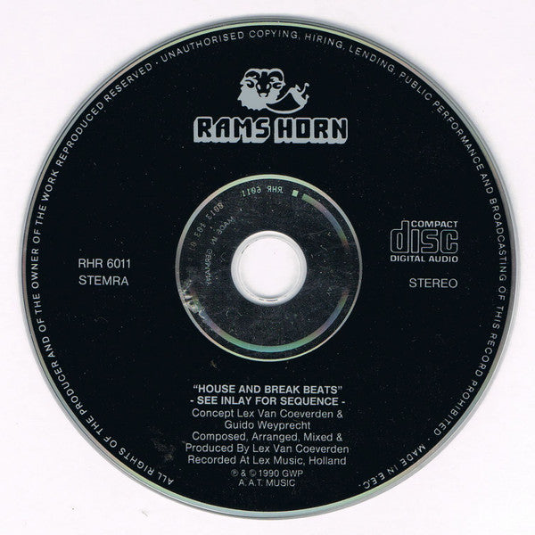 Lex van Coeverden : House And Break Beats (CD, Smplr)