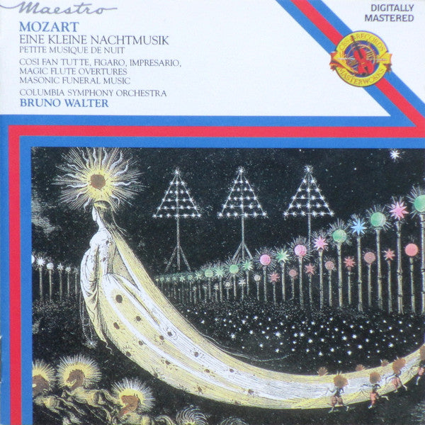 Wolfgang Amadeus Mozart, Bruno Walter, Columbia Symphony Orchestra : Eine Kleine Nachtmusik / Cosi Fan Tutte, Figaro, Impressario, Magic Flute Overtures, Masonic Funeral Music (CD, RE)