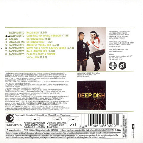 Deep Dish Feat. Richard Morel : Sacramento E.P. (CD, EP, Copy Prot., Car)