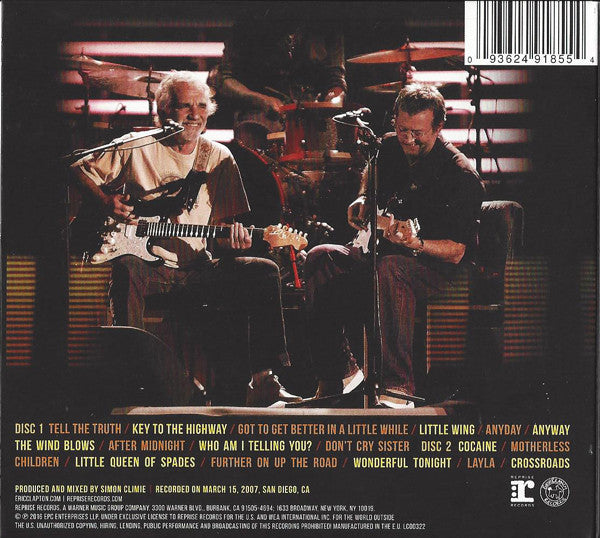 Eric Clapton : Live In San Diego (With Special Guest J.J. Cale) (2xCD, Album)