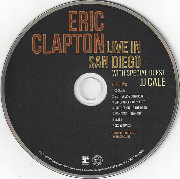 Eric Clapton : Live In San Diego (With Special Guest J.J. Cale) (2xCD, Album)