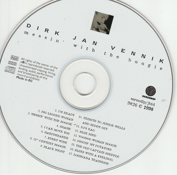 Dirk Jan Vennik : Messin' With The Boogie (CD, Album)