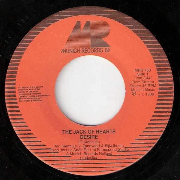 The Jack Of Hearts : Desire (7", Single)