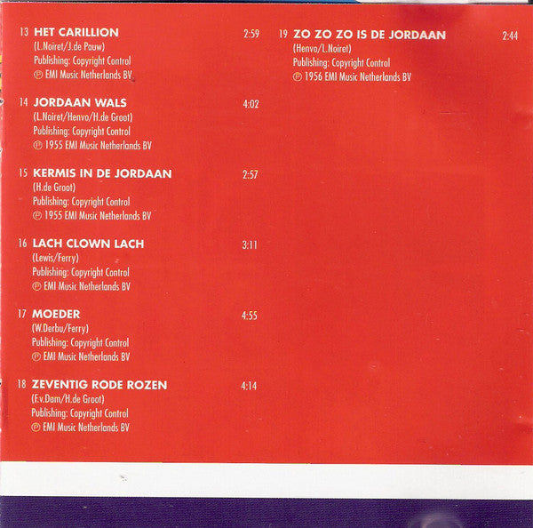 Johnny Jordaan : Deel 2 - De Parel Van De Jordaan (CD, Comp)