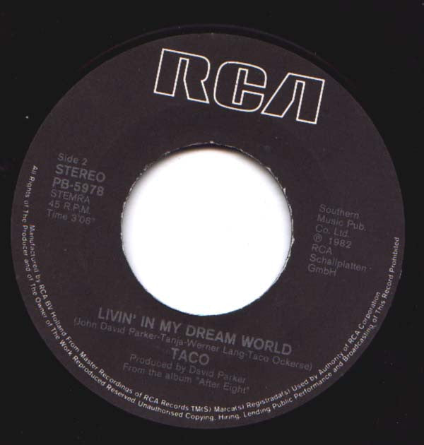 Taco : Puttin' On The Ritz (7", Single)