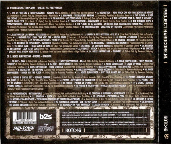 Various : Project Hardcore. NL (2xCD, Mixed)
