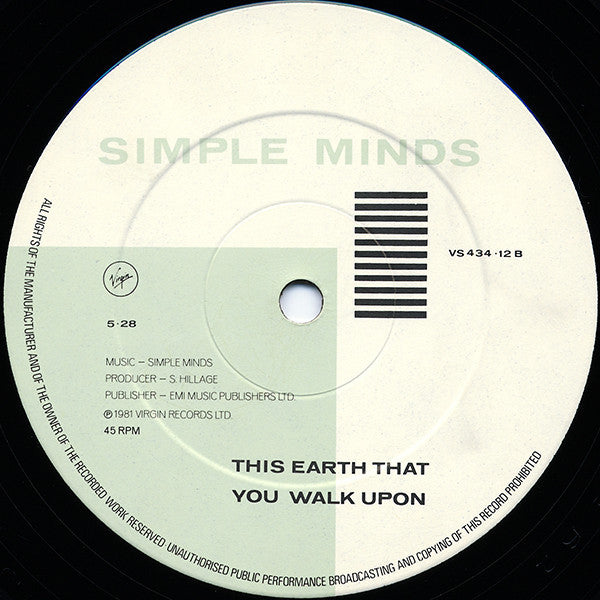 Simple Minds : Love Song (12", Single)