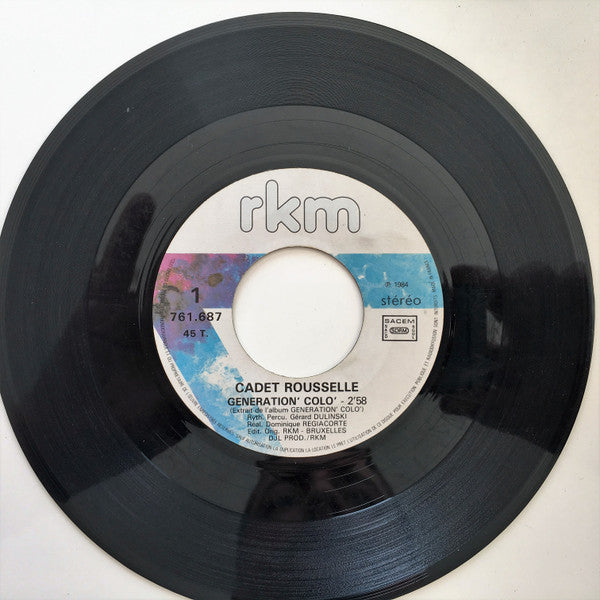 Cadet Rousselle : Génération Colo (7", Single)