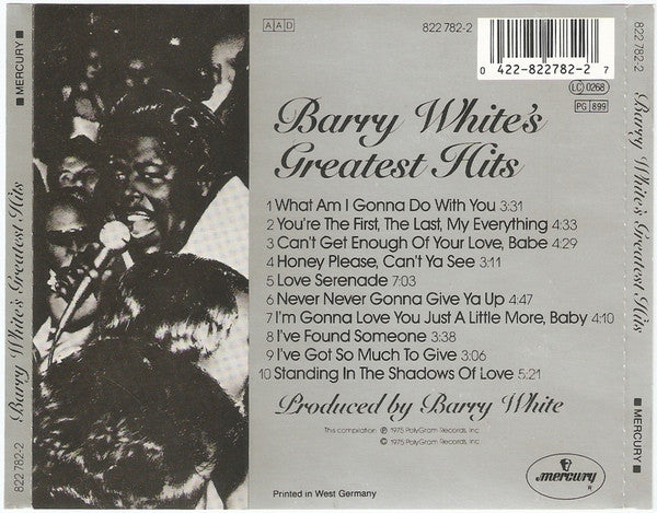 Barry White : Barry White's Greatest Hits (CD, Comp)