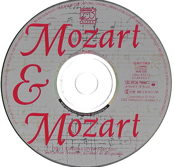 Various : Mozart & Mozart (2xCD, Comp)