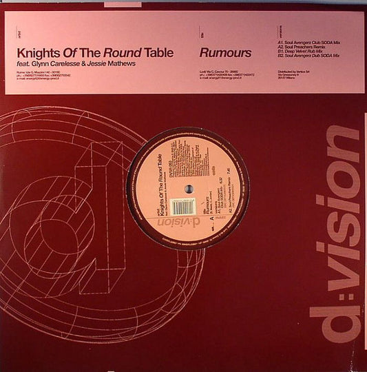 Knights Of The Round Tables Feat. Glynn Carelesse & Jessie Matthews : Rumors (12", Maxi)