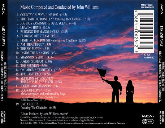 John Williams (4) : Far And Away (Music Taken From The Original Motion Picture Soundtrack) (CD, Album)