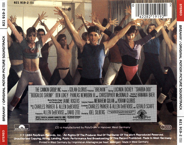 Various : Breakin' - Original Motion Picture Soundtrack (CD, Comp)