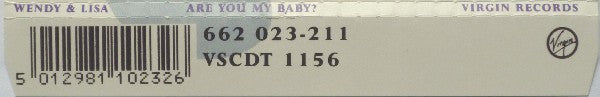 Wendy & Lisa : Are You My Baby? (CD, Single)