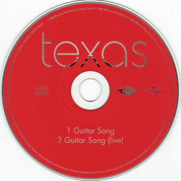 Texas : Guitar Song (CD, Single)