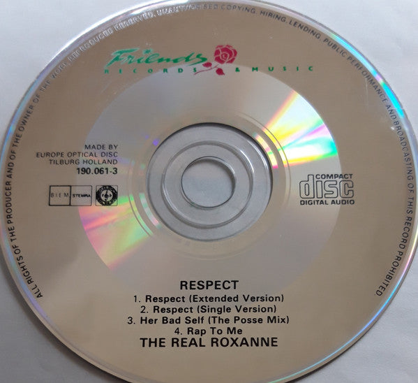 The Real Roxanne : Respect (CD, Maxi)