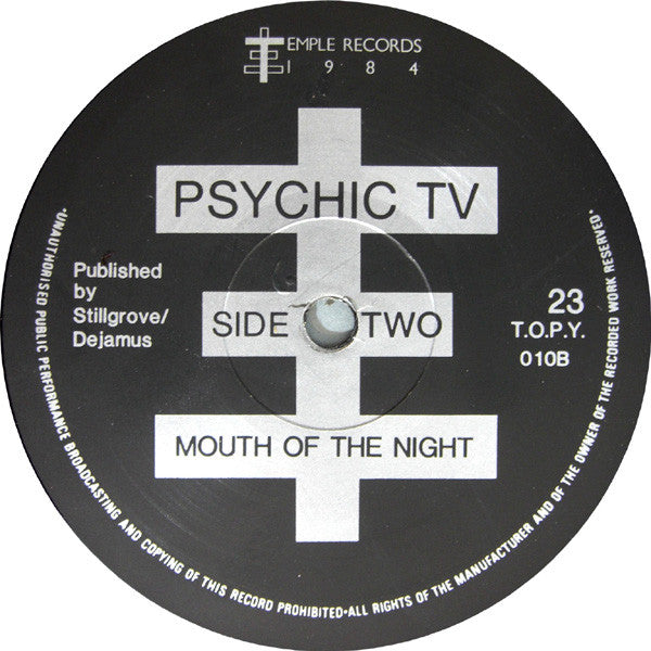 Psychic TV : Mouth Of The Night (LP, Album)