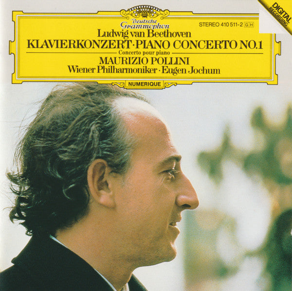 Ludwig van Beethoven - Maurizio Pollini, Wiener Philharmoniker, Eugen Jochum : Klavierkonzert · Piano Concerto No. 1 (CD, Album, RE)
