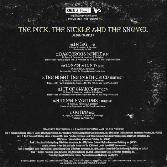 Gravediggaz : The Pick, The Sickle And The Shovel (CD, Smplr)