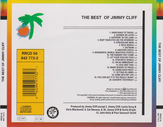 Jimmy Cliff : The Best Of Jimmy Cliff (CD, Comp, RE)