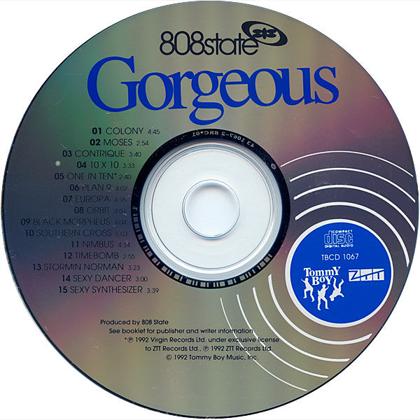 808 State : Gorgeous (CD, Album)