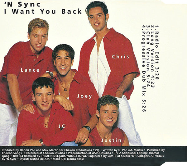 *NSYNC : I Want You Back (CD, Maxi)