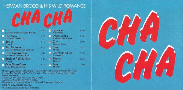 Herman Brood & His Wild Romance : Cha Cha (CD, Album, RE)