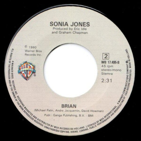Monty Python : Always Look On The Bright Side Of Life (7", Single)