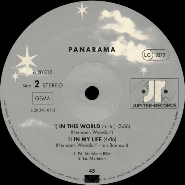 Panarama : In This World (12", Maxi)